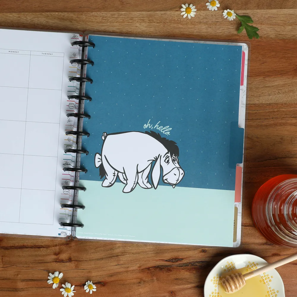 Happy Planner Winnie the Pooh recharge agenda big 4 mois