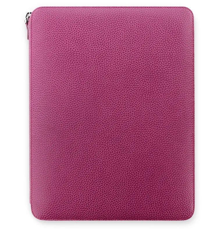 Filofax Finsbury A4 porte-documents zippé framboise