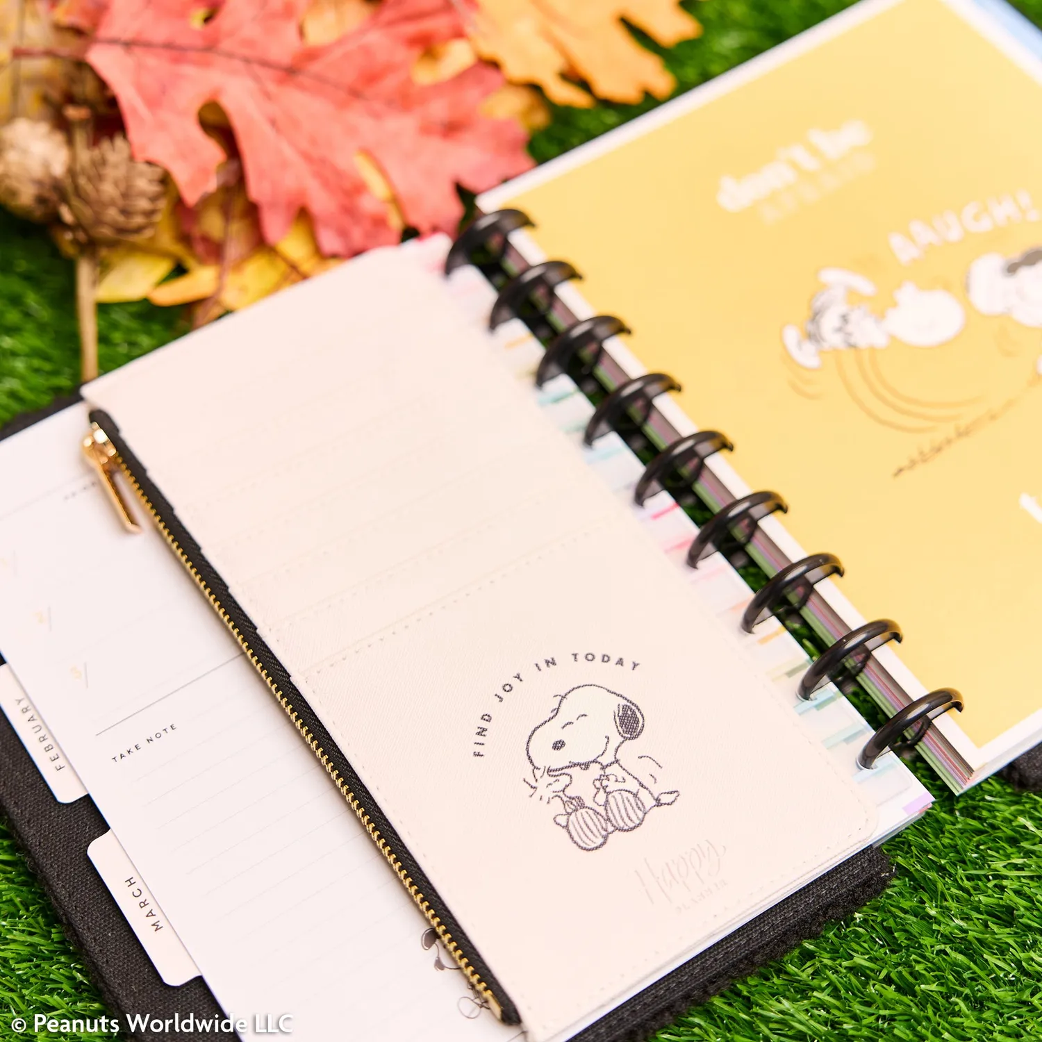 Happy Planner Peanuts Snoopy porte-cartes Classic fermeture