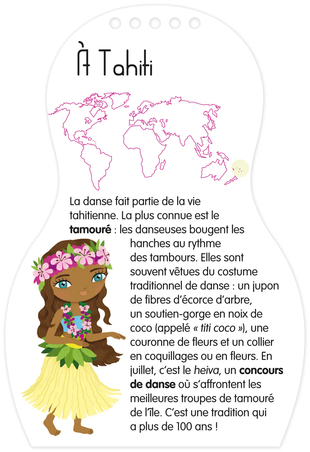 Frigobloc Minimiki Danses du monde carnet créatif stickers