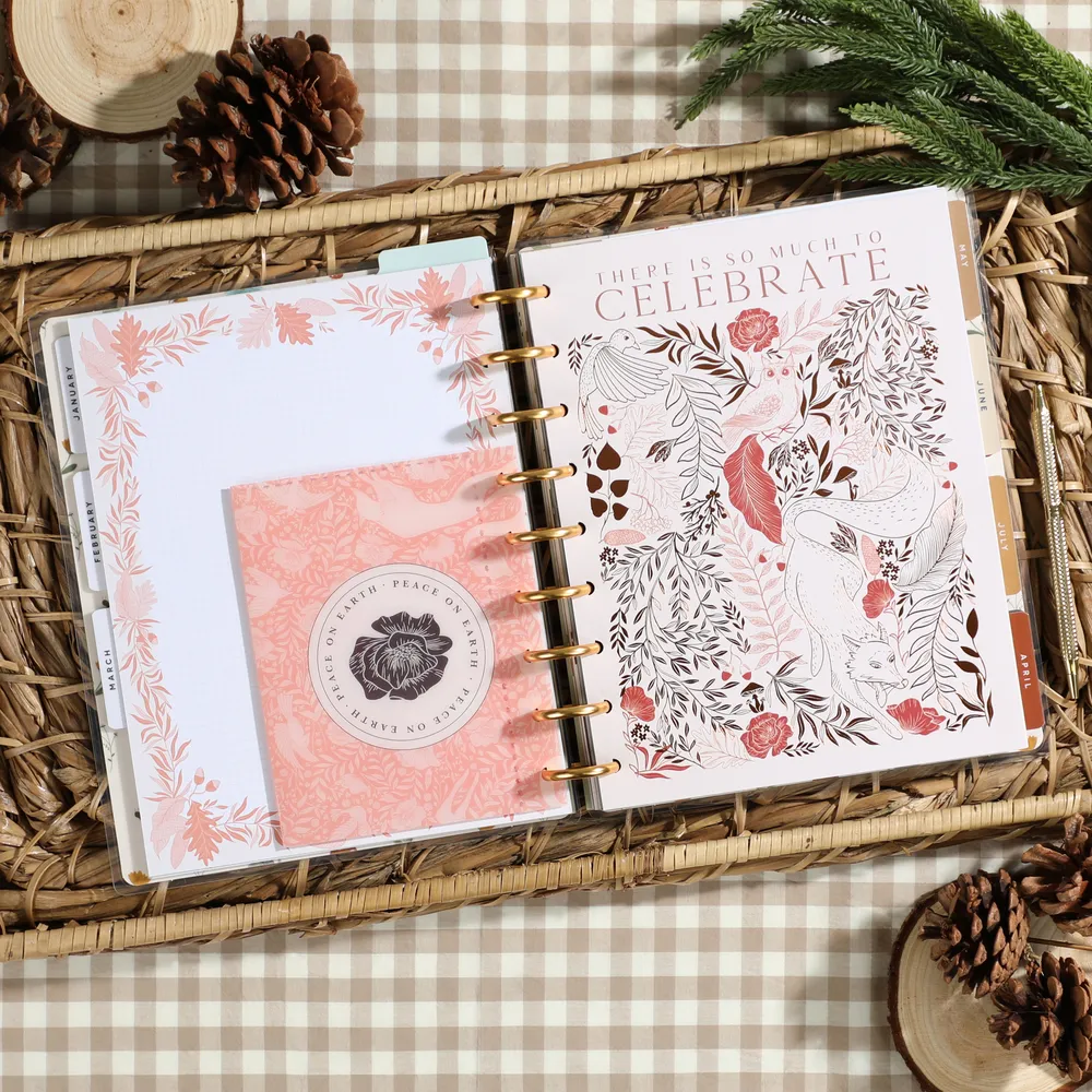 Happy Planner Woodland Charm Classic compagnon Noël