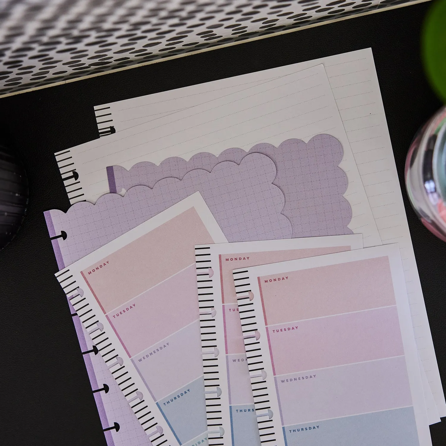 Happy Planner Love L+S papier recharge Classic 40 feuilles pastel