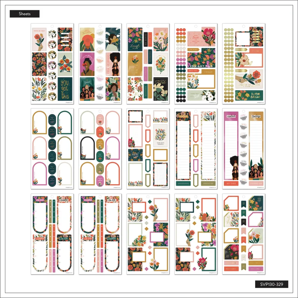 Happy Planner Breathe Live Explore Value Pack stickers 481