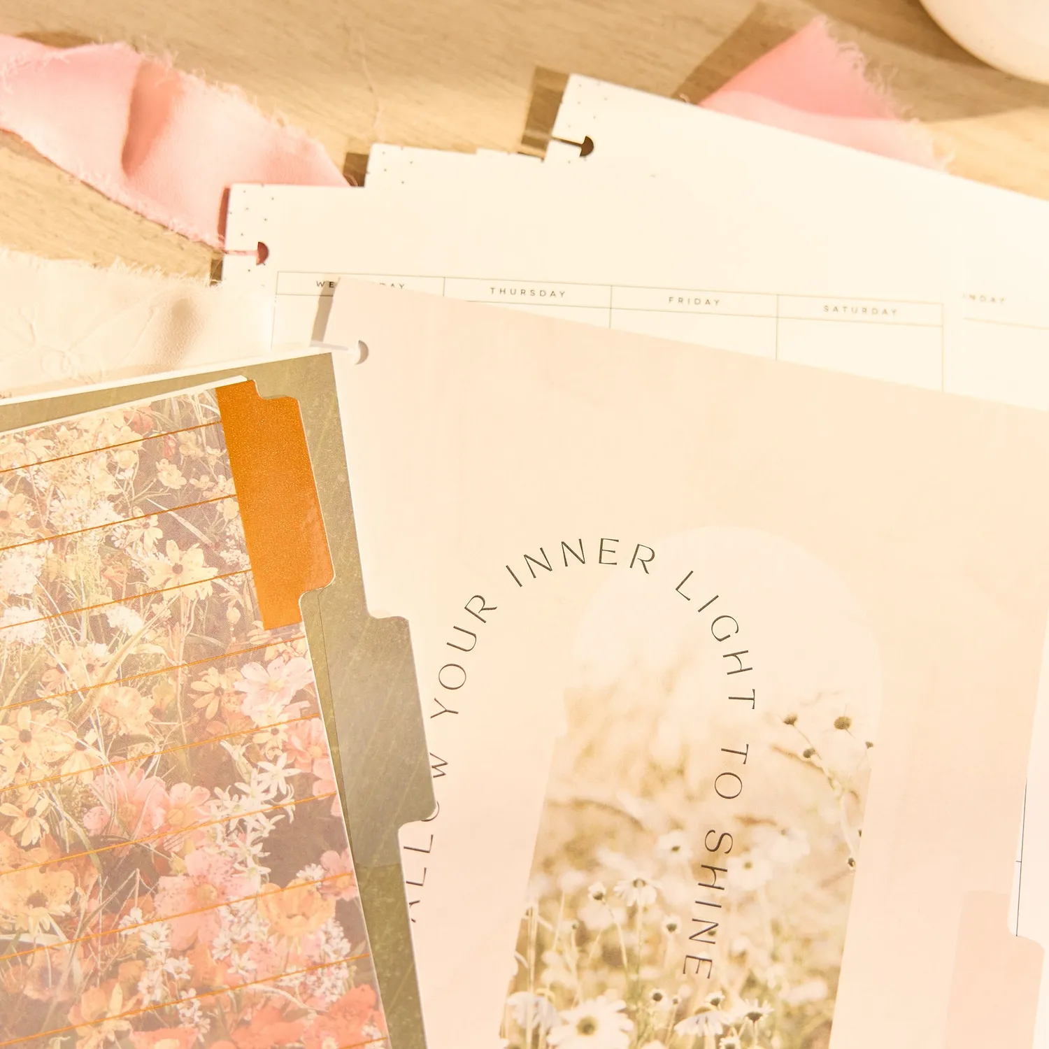 Happy Planner Modern Nature extension verticale Classic non datée