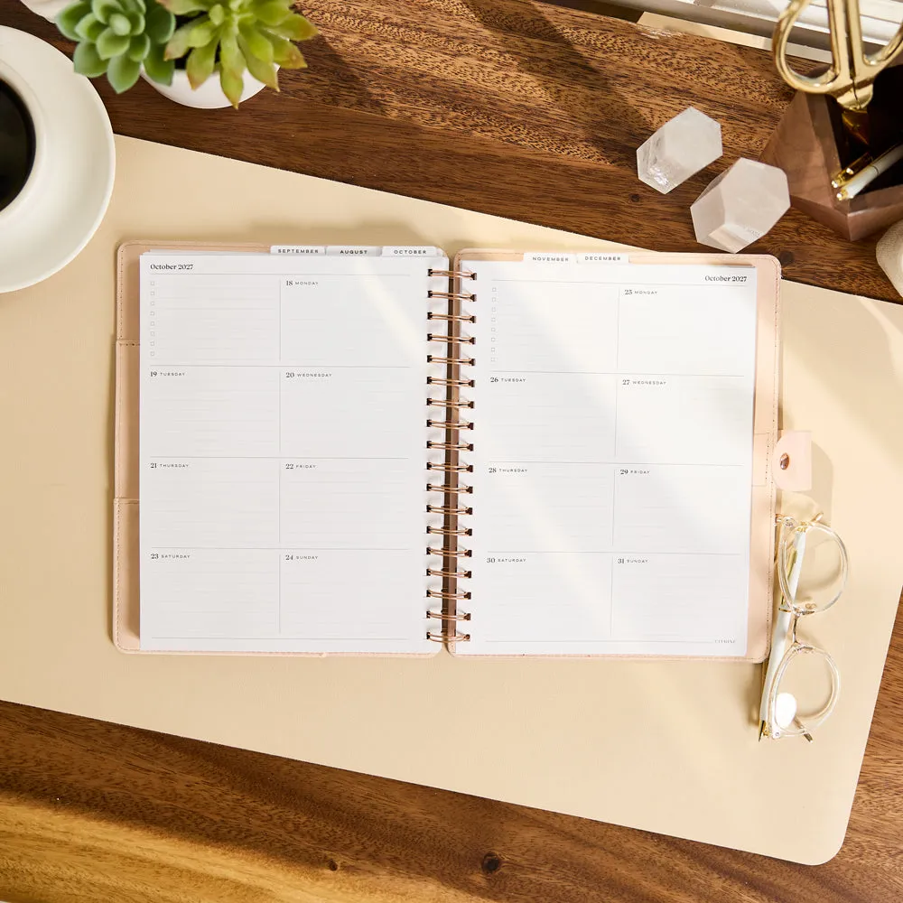 Happy Planner Citrine 2027 Blush agenda Classic 12 mois