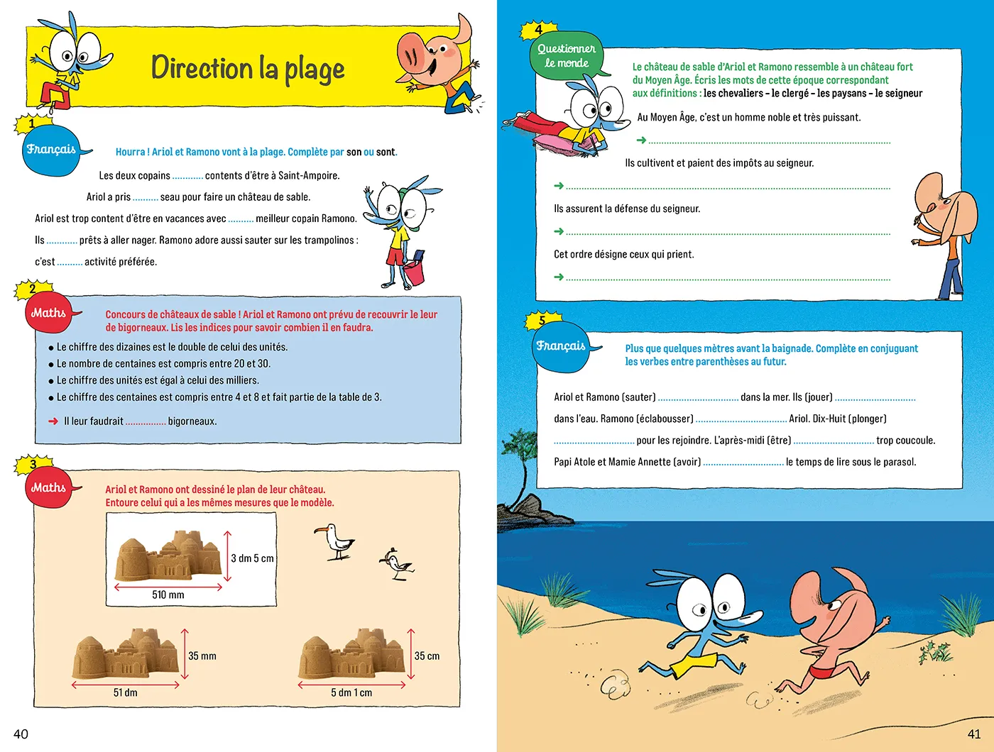 Les Incollables Ariol CE2-CM1 cahier de vacances 8-9 ans