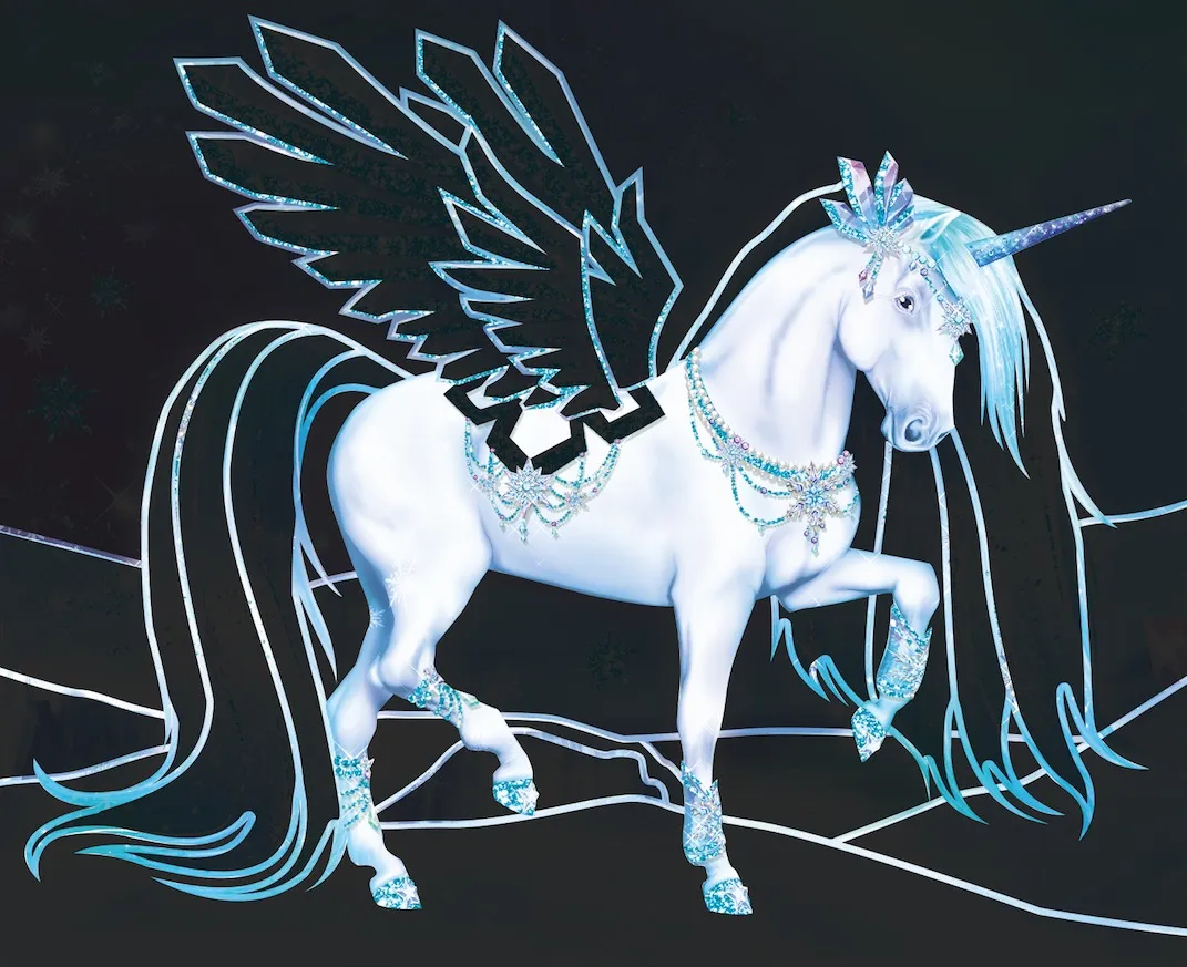 Frigobloc Licorne Style Névéa pochette créative glaces