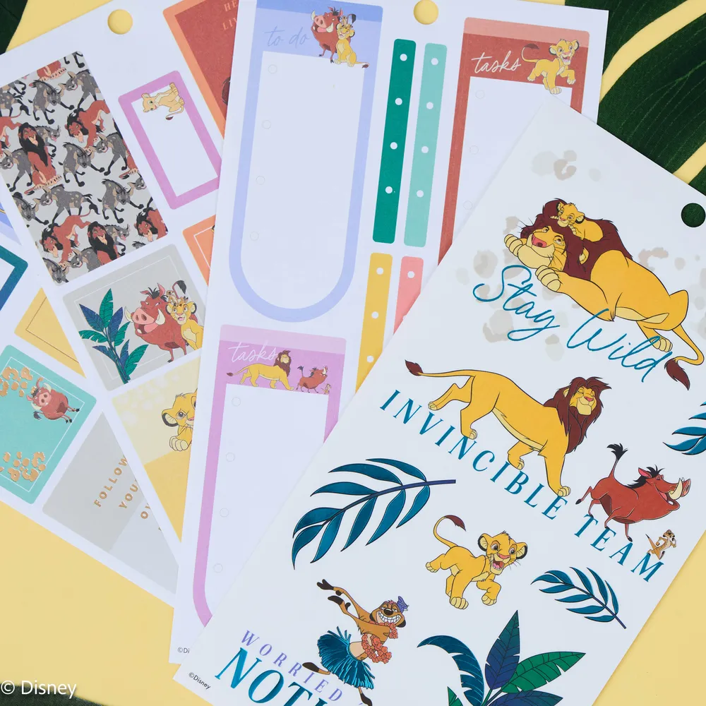 Happy Planner Roi Lion Embrace Your Wild stickers 559 Disney
