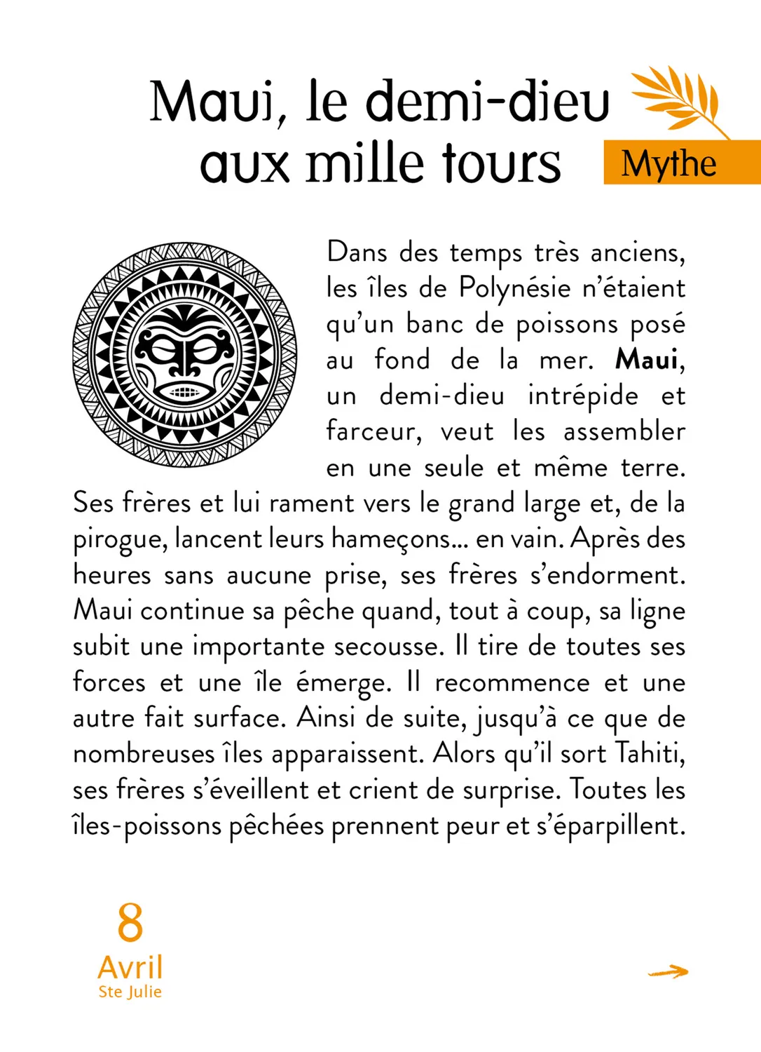 Frigobloc Mythes et Mythologie calendrier 365 jours à effeuiller