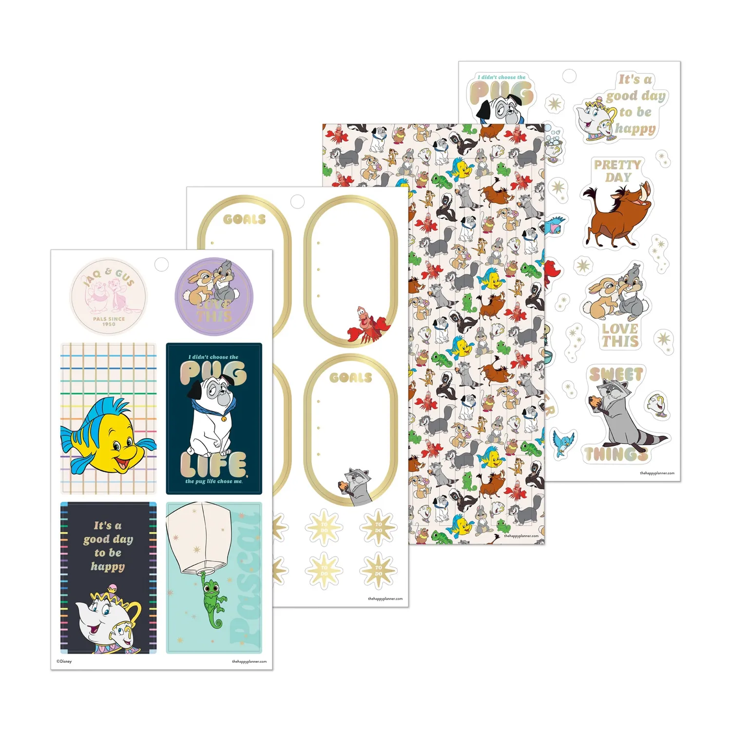 Happy Planner Disney Best Pals stickers Value Pack 30 feuilles