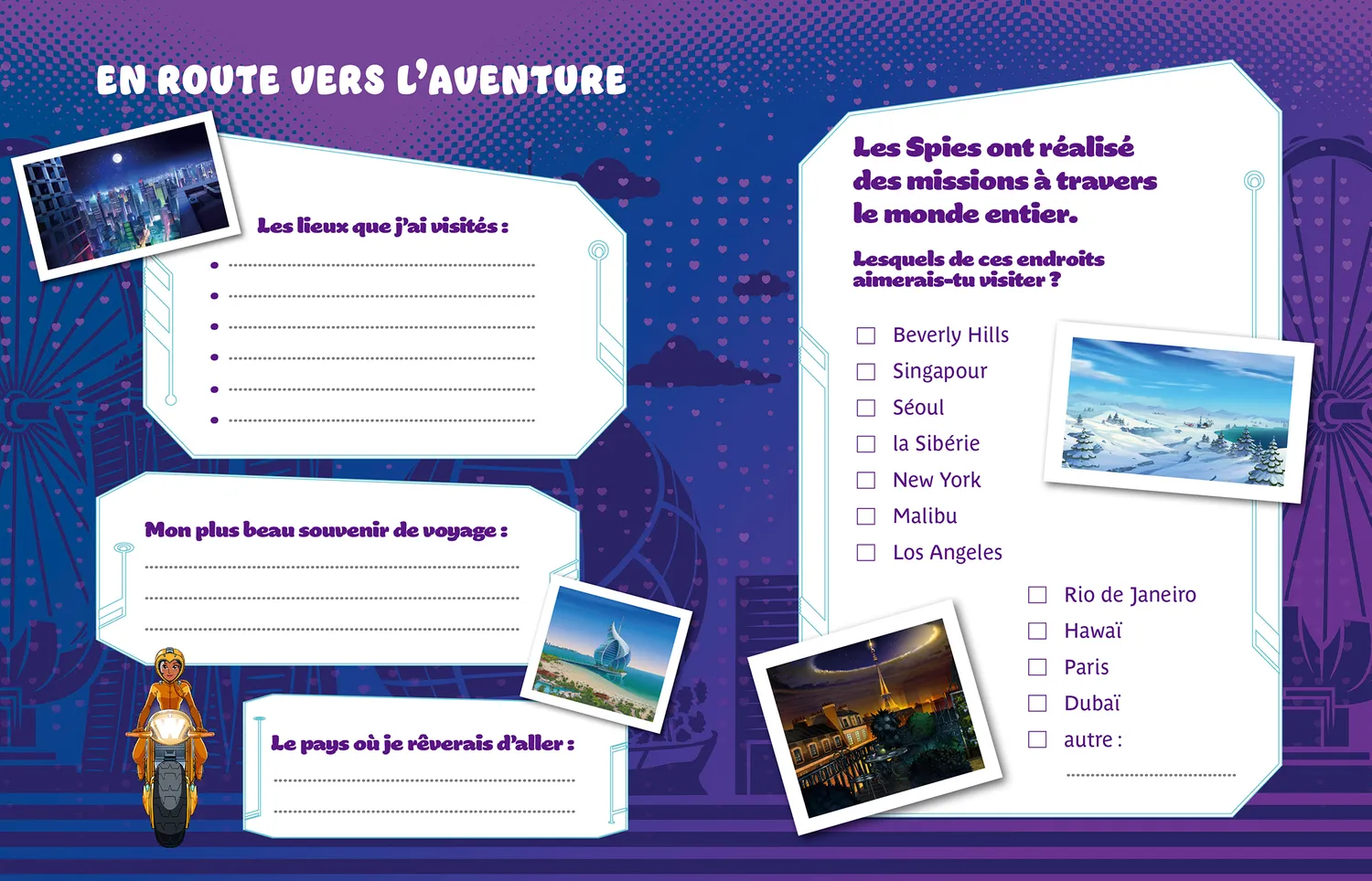 Totally Spies Mon journal secret stylo magique encre invisible
