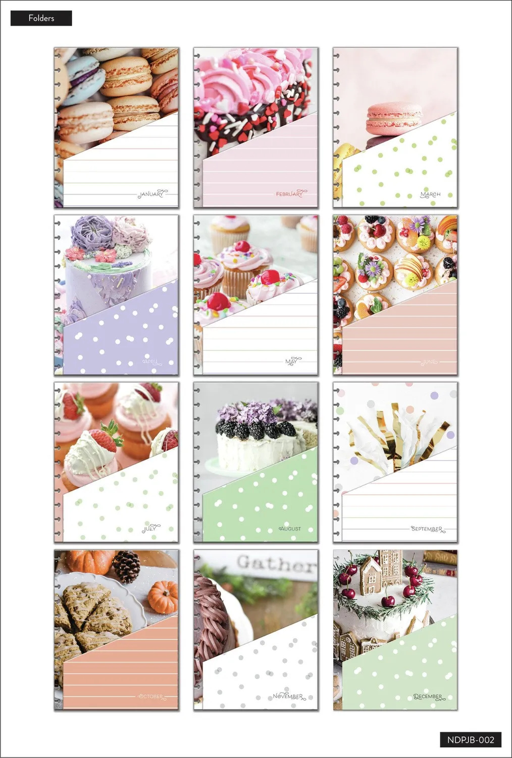 Happy Planner Sweet Celebrations organiseur cartes Big