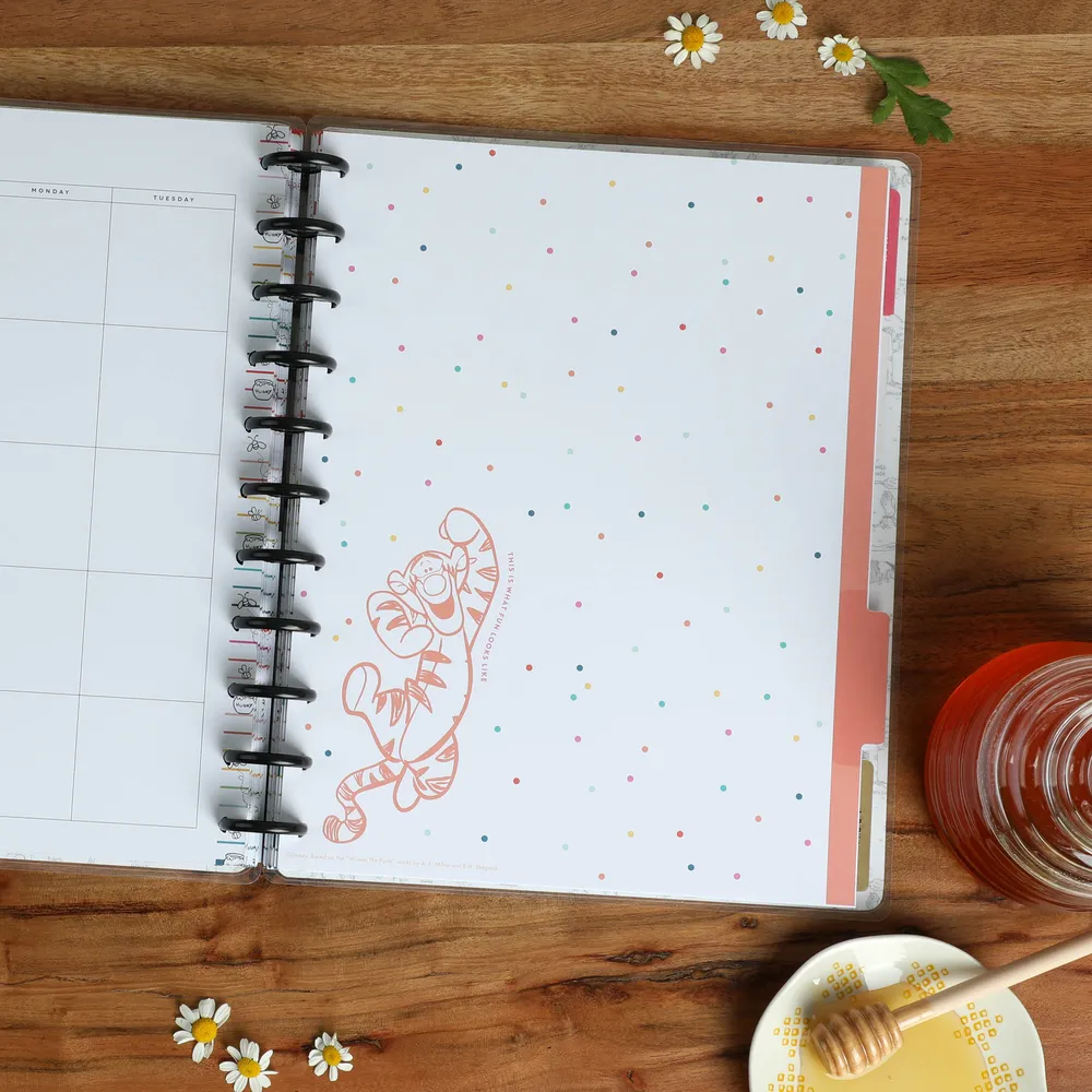 Happy Planner Winnie the Pooh recharge agenda big 4 mois