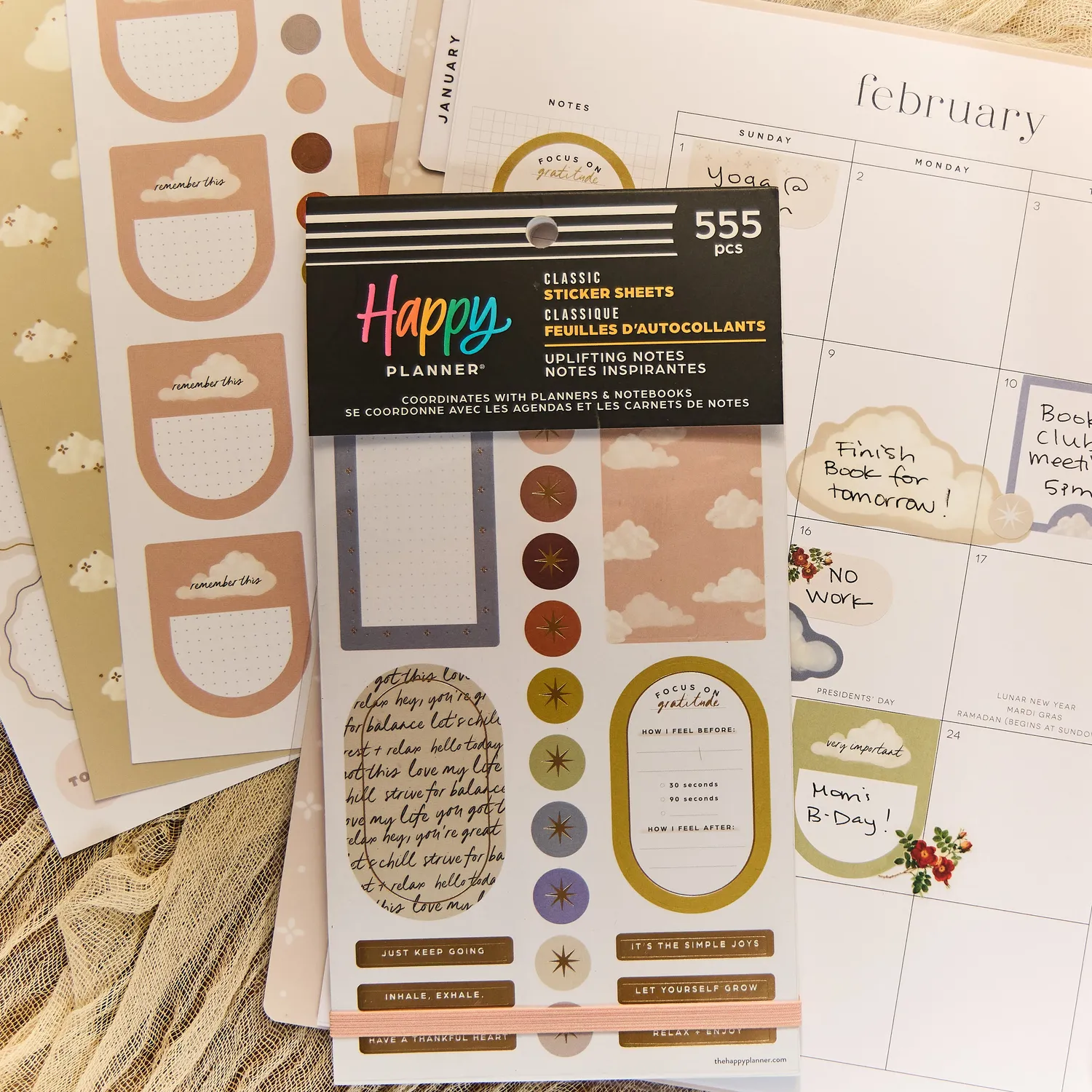 Me & my big ideas Uplifting Notes stickers value pack 555