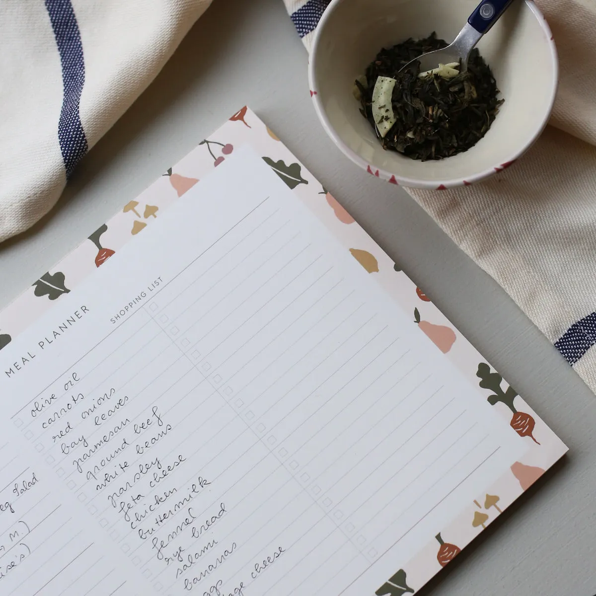 Kartotek Weekly Meal Planner semainier menus