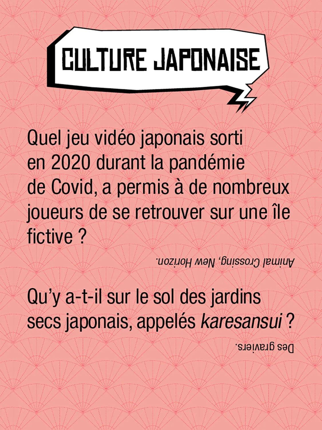Frigobloc Boîte quiz Manga jeu 300 questions