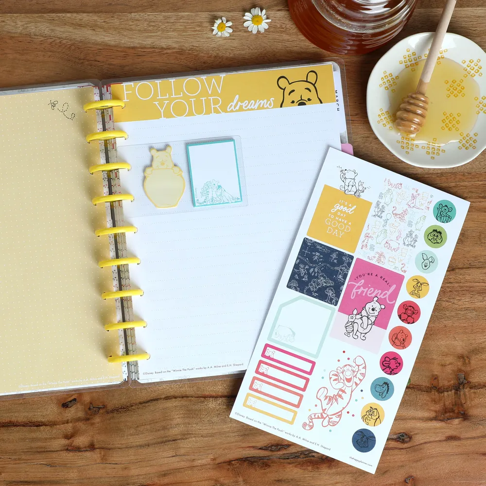Happy Planner Disney Winnie Ourson True to You pack Classic 82