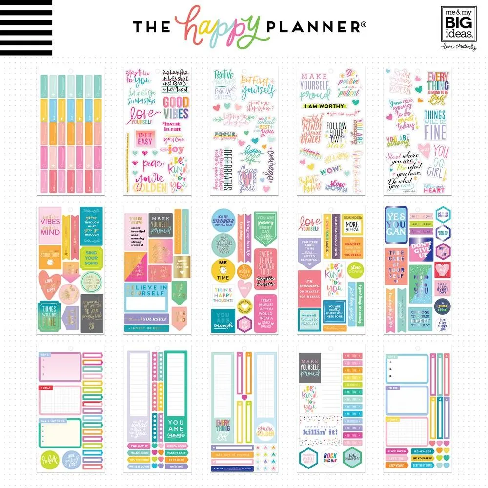 Happy Planner Encouragement stickers x861 motivation