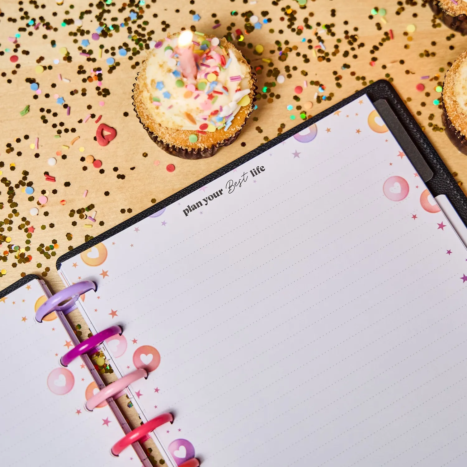 Happy Planner 10 Years recharge checklist Classic 40 feuilles ligné