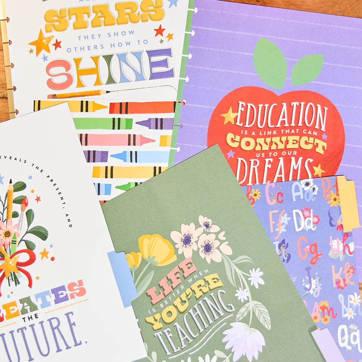 Happy Planner Teachers Are Heroes Big Dashboard Extension Pack recharge 6 mois