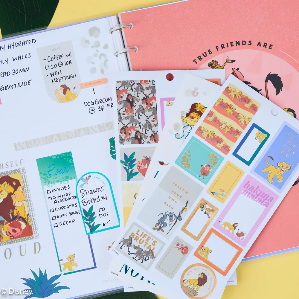 Happy Planner Roi Lion Embrace Your Wild stickers 559 Disney