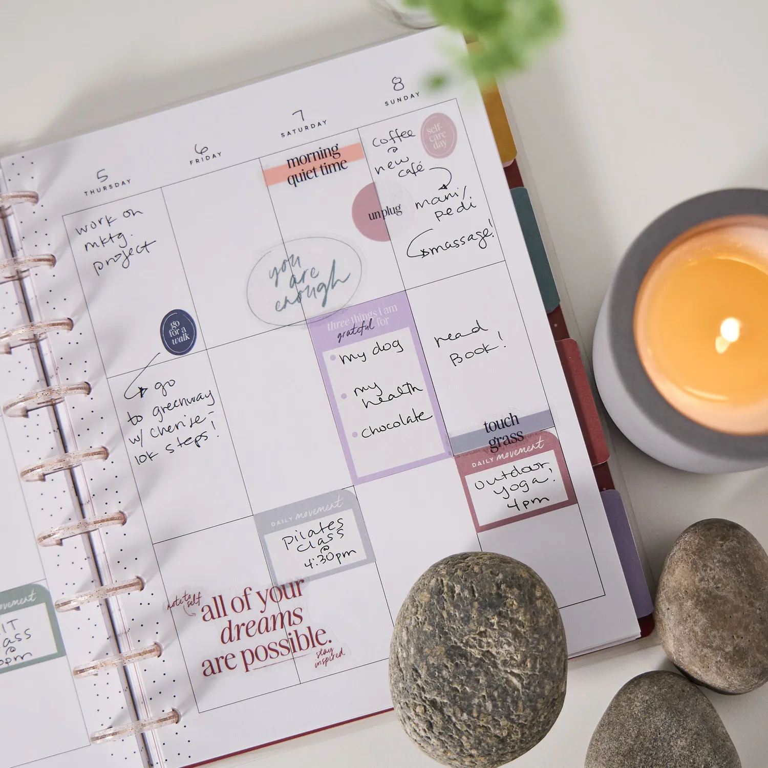 Happy Planner See the Good Classic planner vertical 12 mois non daté
