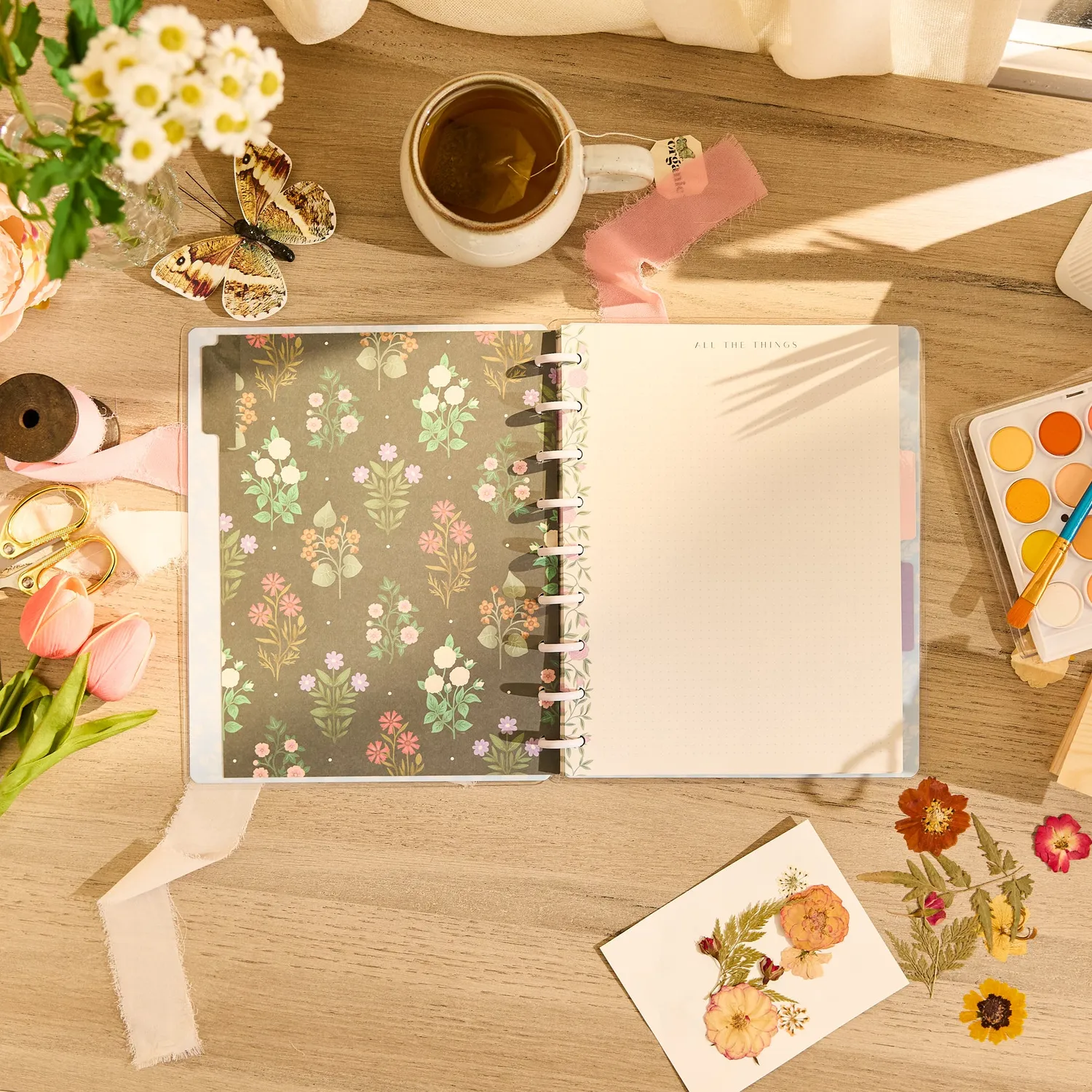 Happy Planner Spring Tapestry carnet Classic floral 60 feuilles