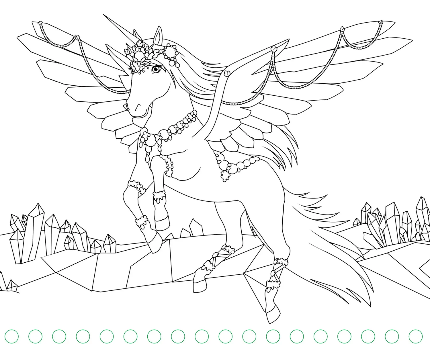 Licornes de rêve Magie des paillettes mini-carnet coloriage stickers