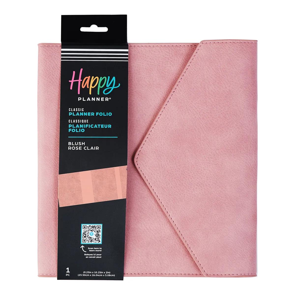 Happy Planner Blush Deluxe folio pochette Classic simili cuir