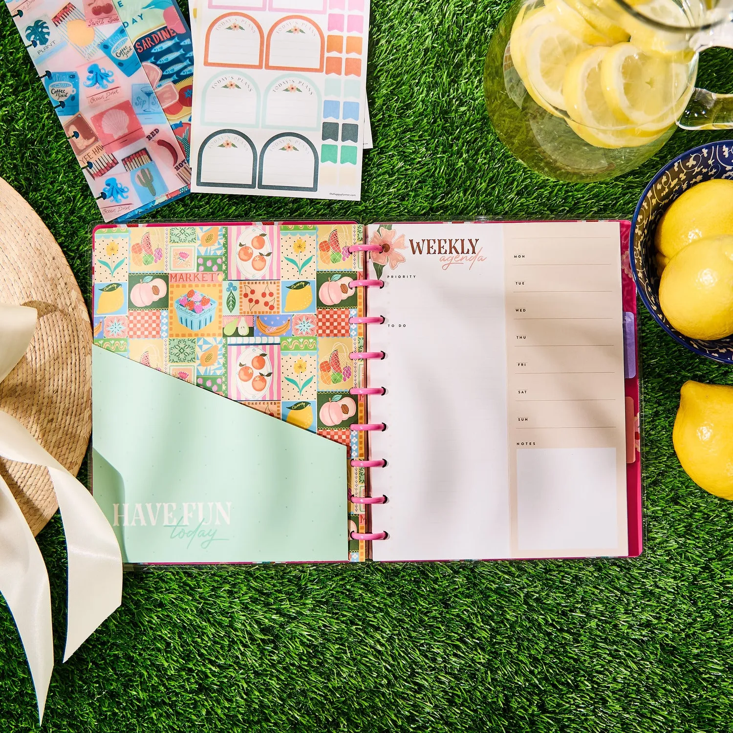 Happy Planner Summer Fun pack accessoires Classic 110 pcs été