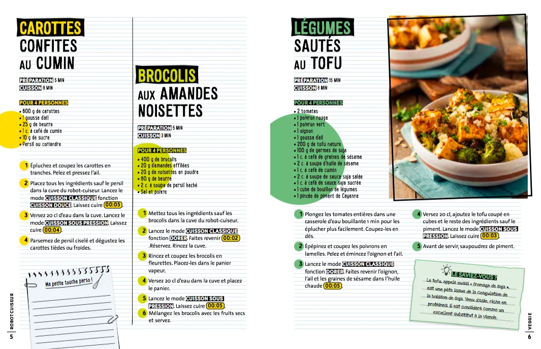 C'est mon robot cuiseur qui l'a fait Végétariens livre Cookeo