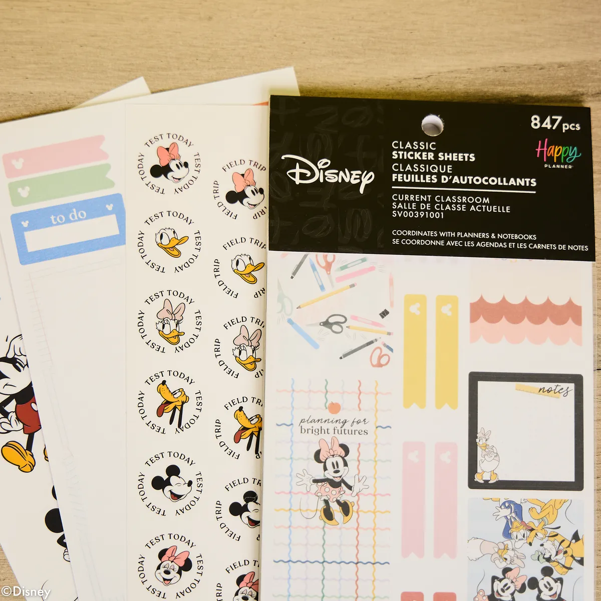 Happy Planner Disney Mickey & Friends stickers Value Pack 847 pcs