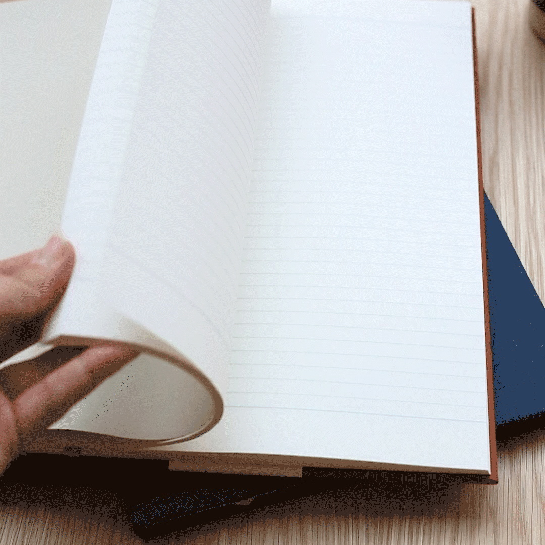 Kartotek Hardcover Notebook A4 carnet ocre ligné