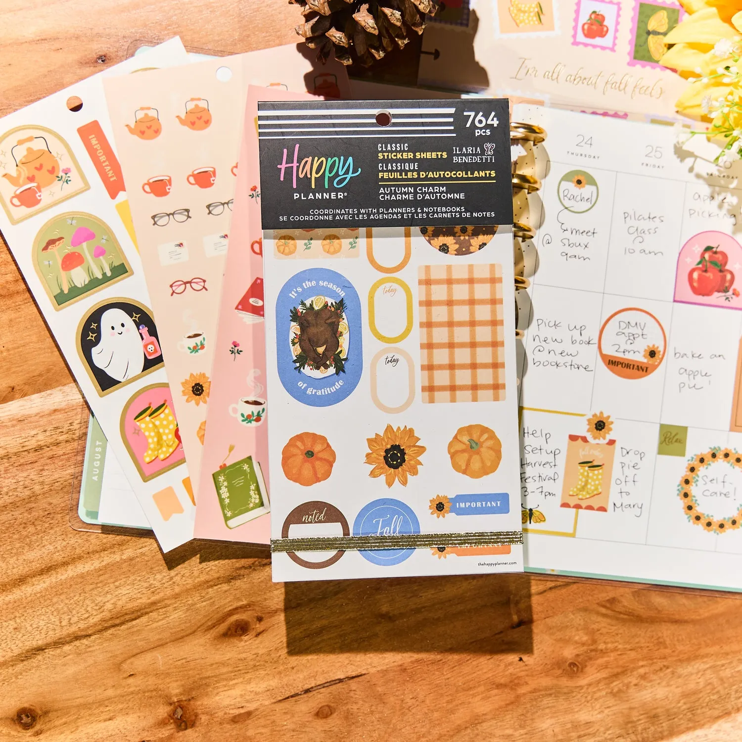 Me & my big ideas Autumn Charm autocollants Value Pack 764