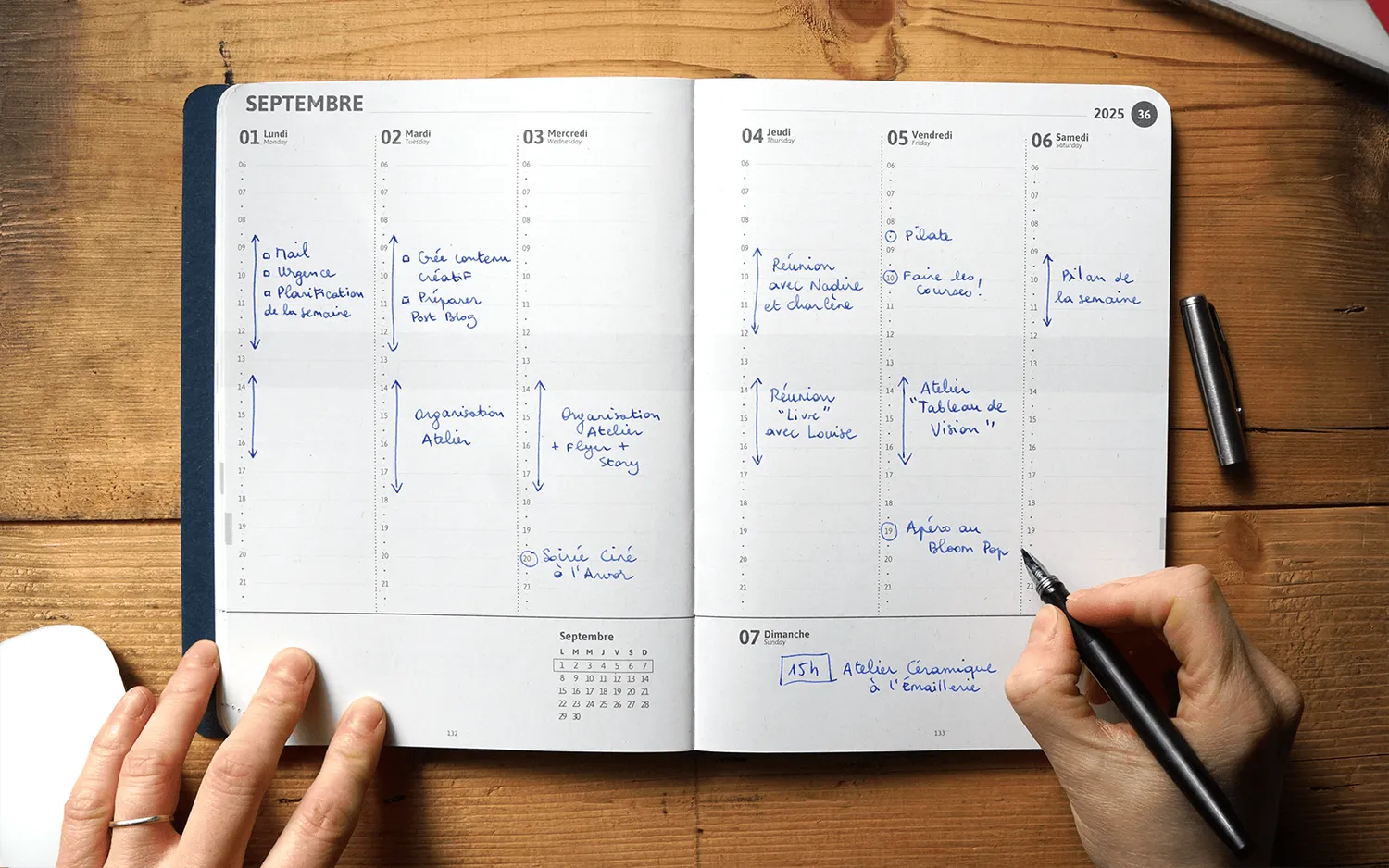 My365 SIMPLE Rendez-vous agenda semainier 2026-2027