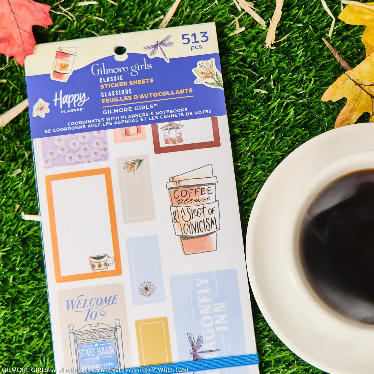 Happy Planner Gilmore Girls stickers classiques 528 stickers