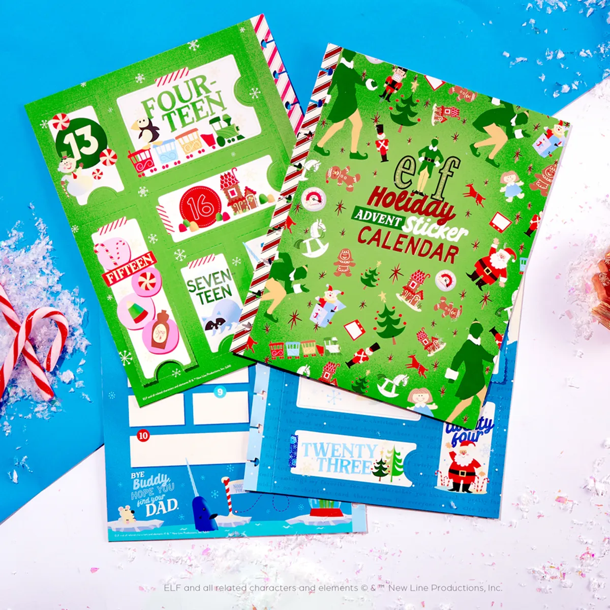 Happy Planner Elf calendrier avent stickers Noël