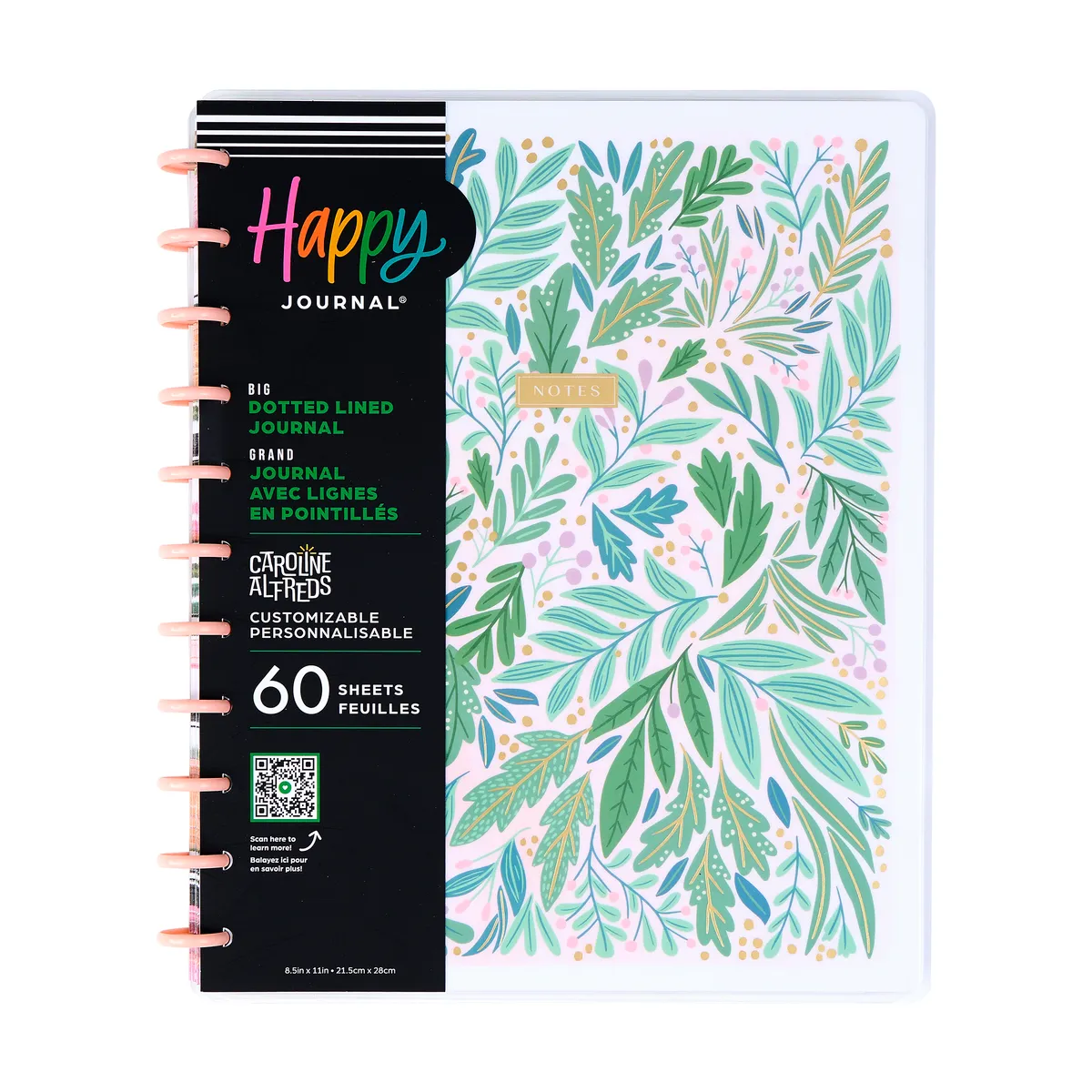 Happy Planner Garden Wedding carnet Big pointillé 60 feuilles mariage