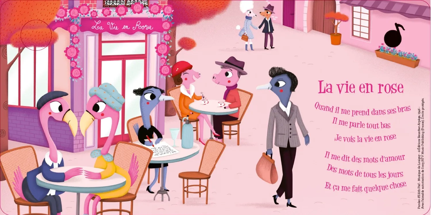 Mon premier Edith Piaf livre musical bébé 5 chansons