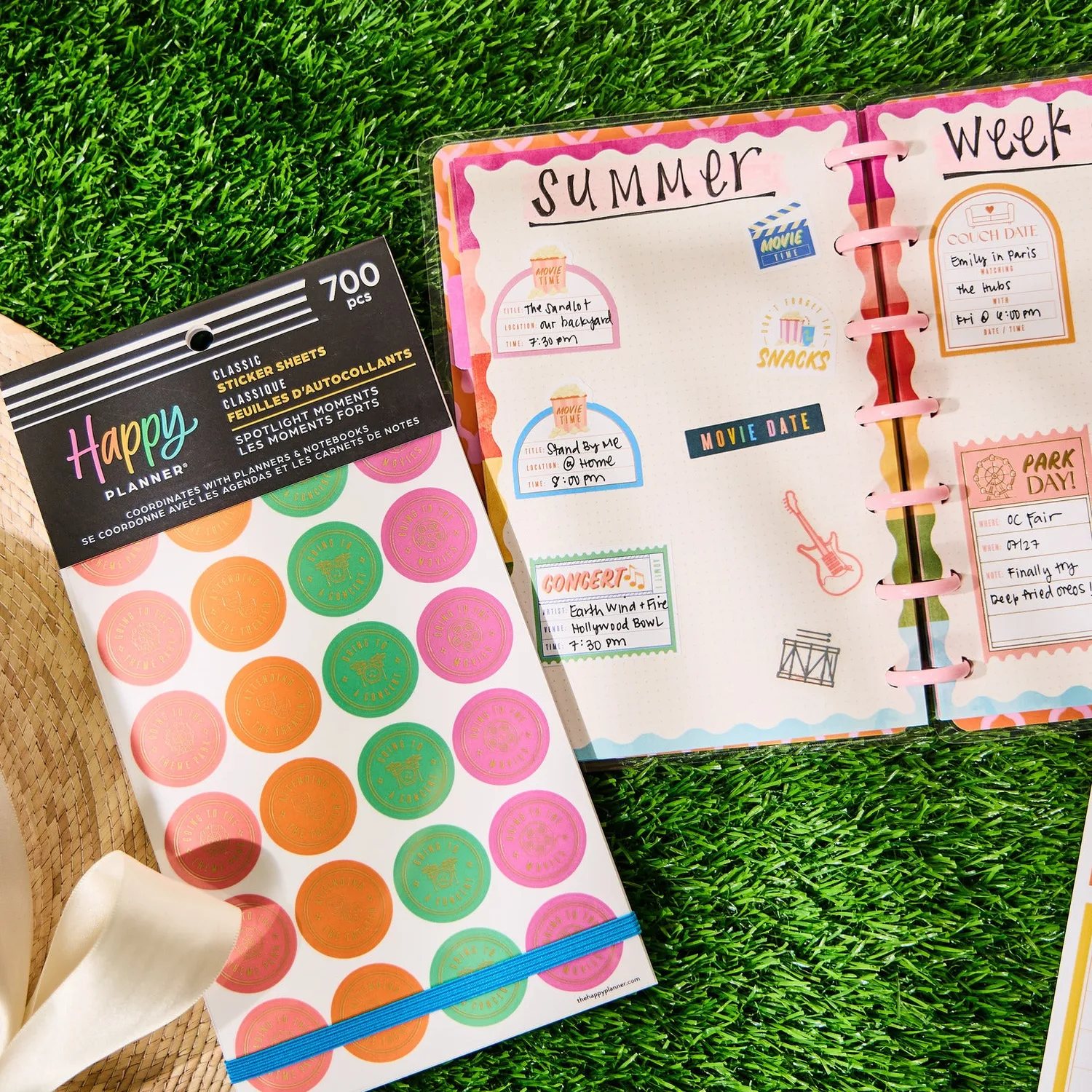 Happy Planner Spotlight Moments stickers 700 pièces