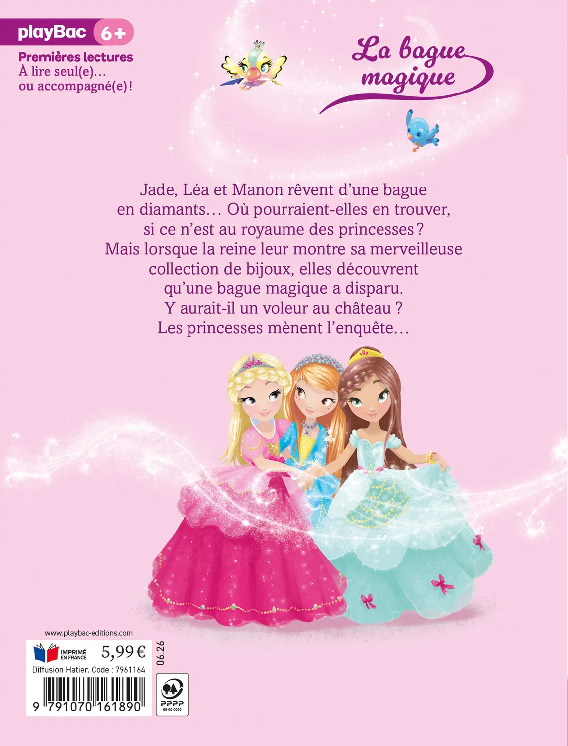 Frigobloc Une Deux Trois Princesses Bague Magique roman nouvelle édition