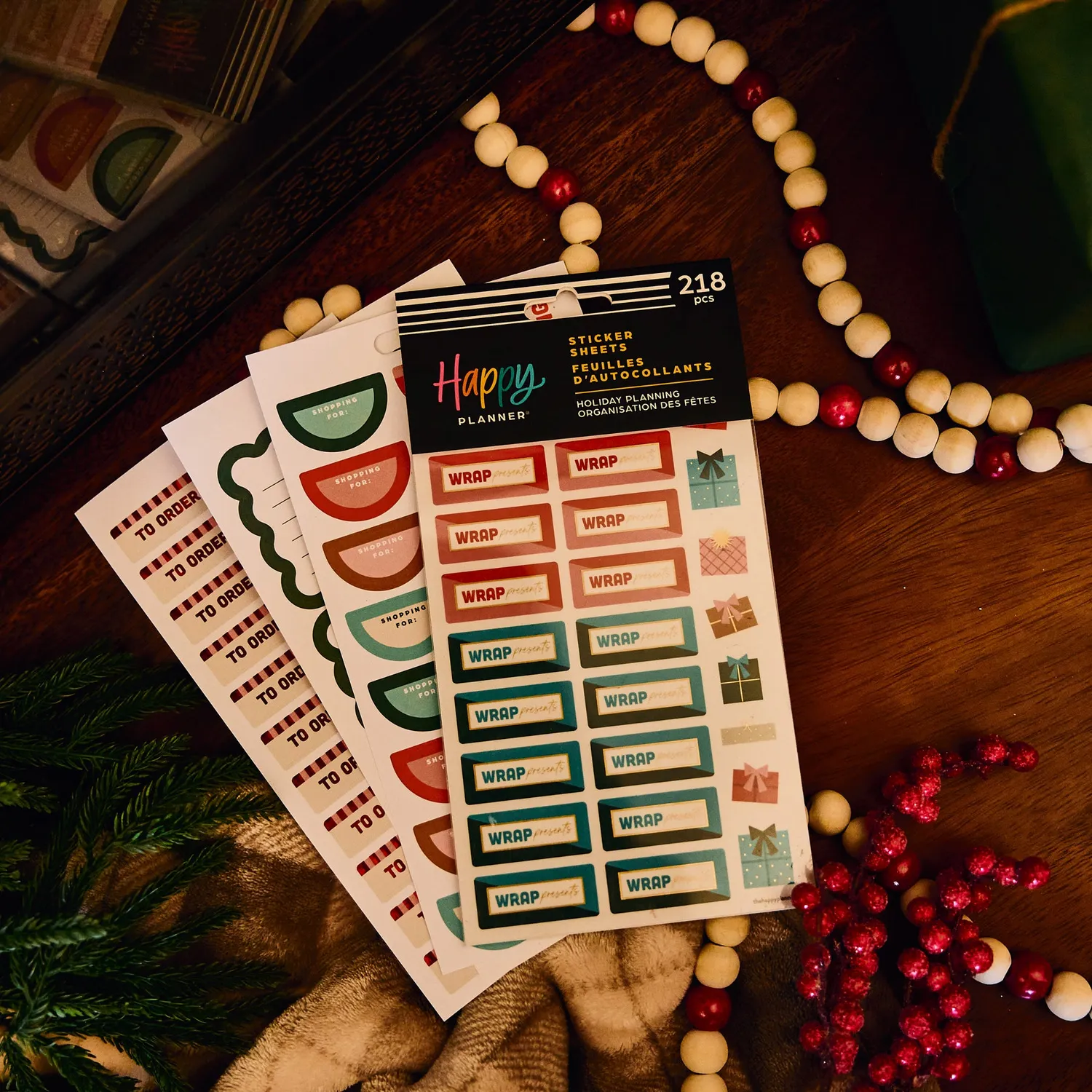 Me & my big ideas Holiday Planning stickers 10 feuilles fêtes