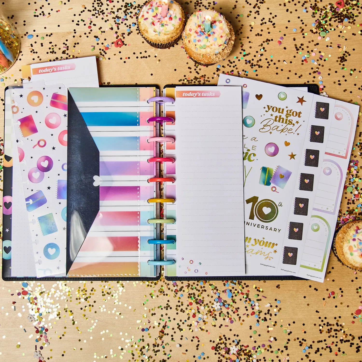 Happy Planner 10 Years of Happy pack accessoires classic