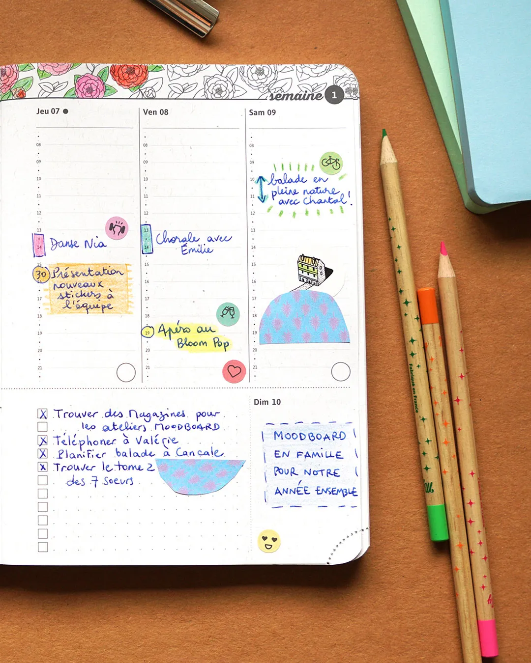 My365 My 2027 agenda semainier A5 spirale souple