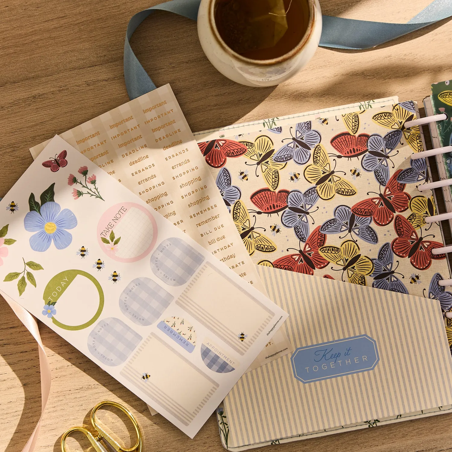 Happy Planner Country Charm pack accessoires classic floral