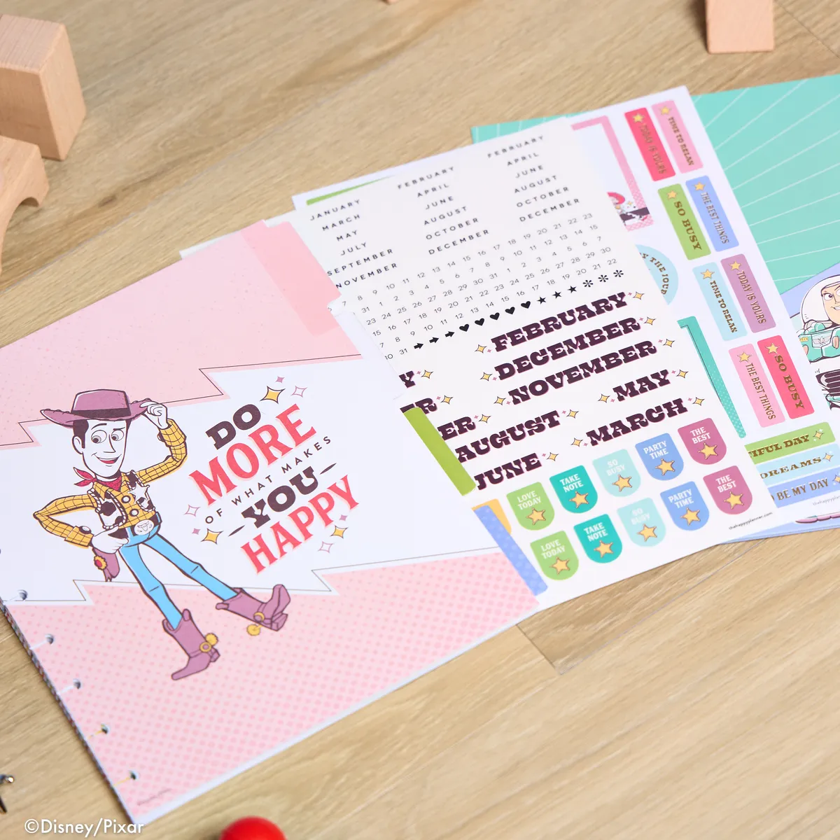 Happy Planner Toy Story 30 ans extension Classic 4 mois