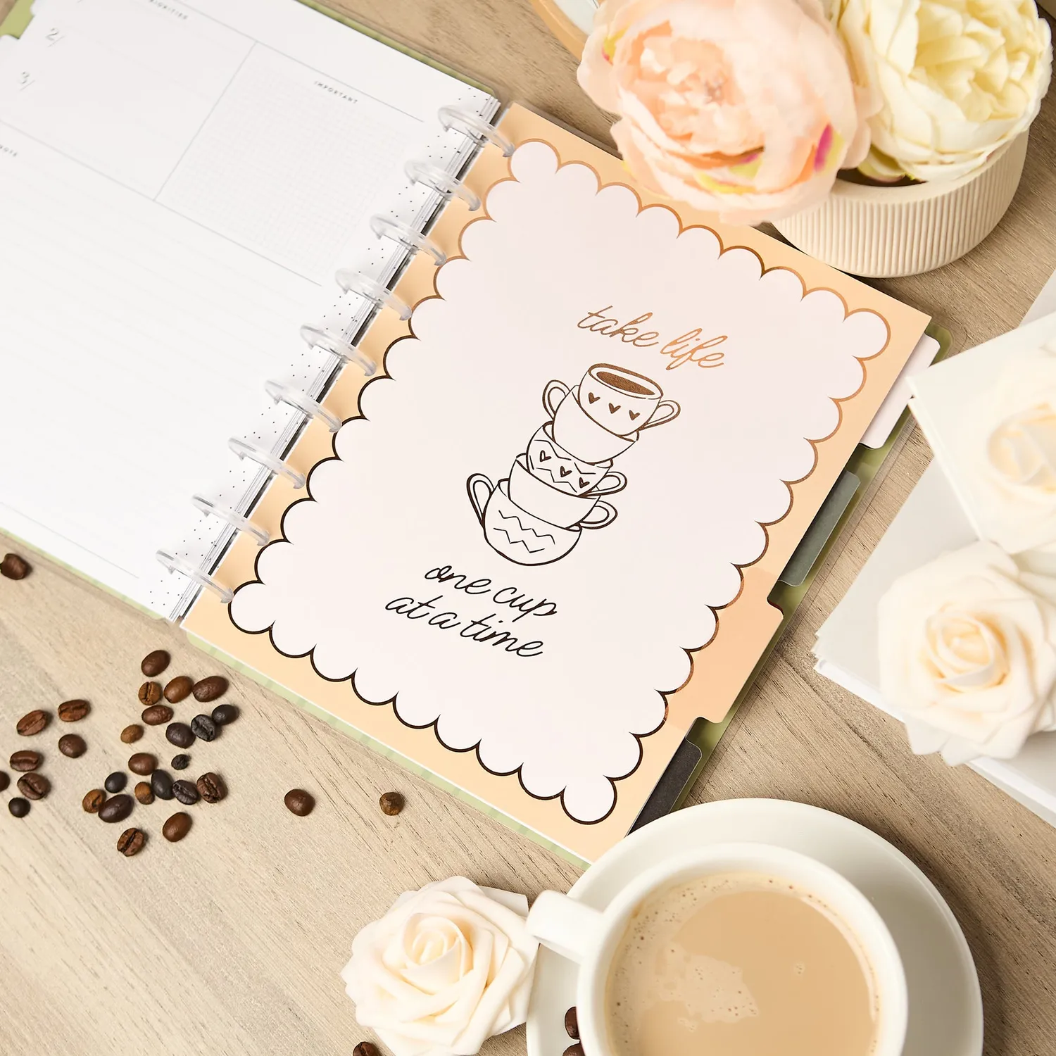 Me & my big ideas Café Coquette Classic agenda vertical non daté 12 mois