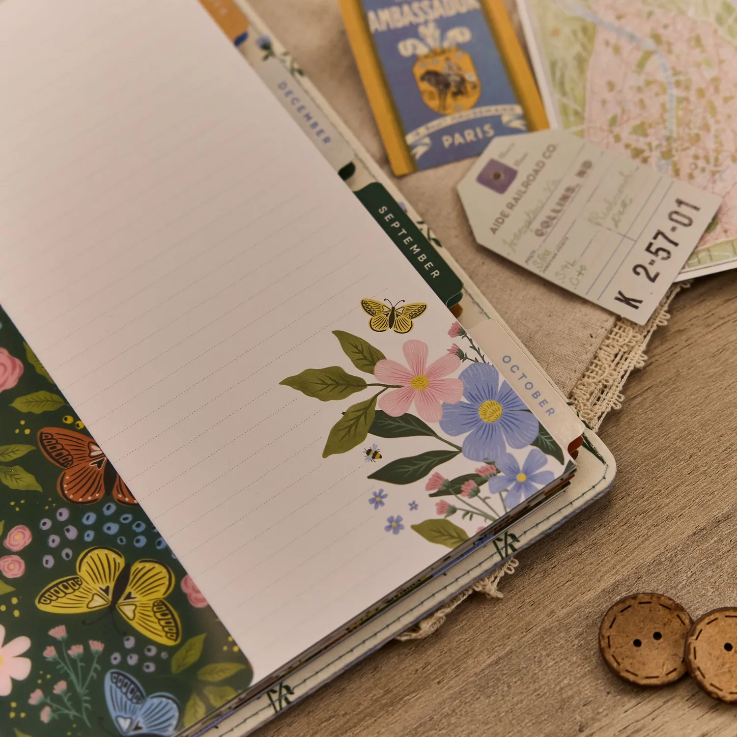 Happy Planner Country Charm pack accessoires classic floral