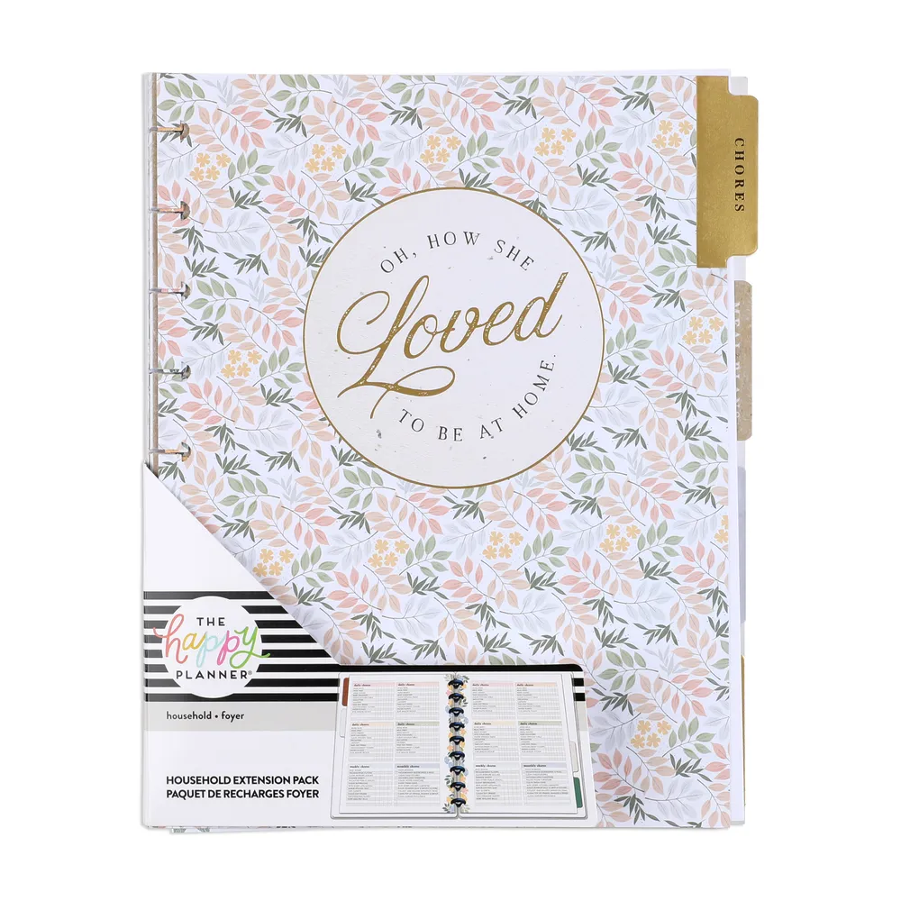Happy Planner Homebody extension pack classic 117 pièces