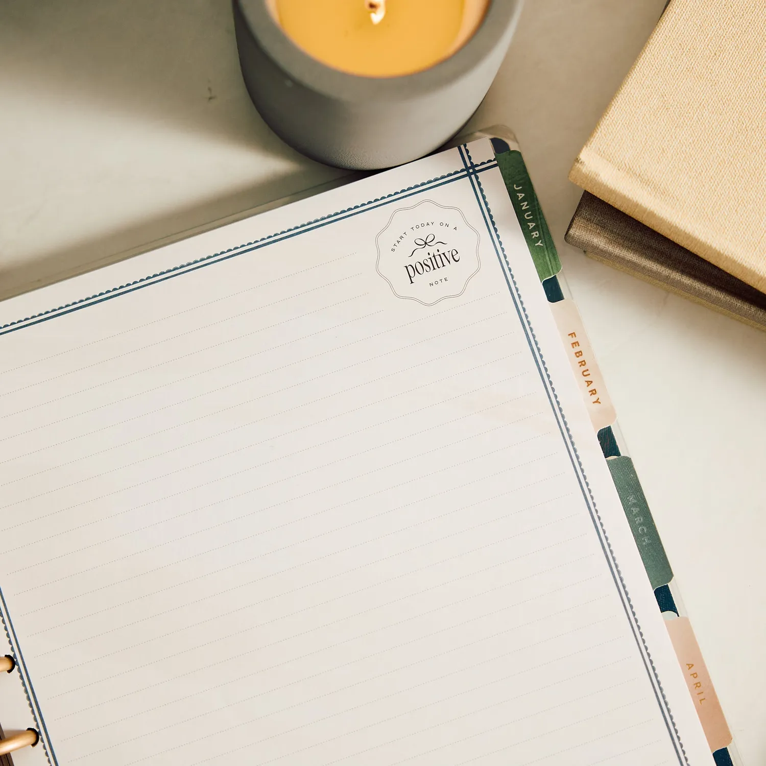 Happy Planner Modern Balance recharge papier Big 40 feuilles neutre